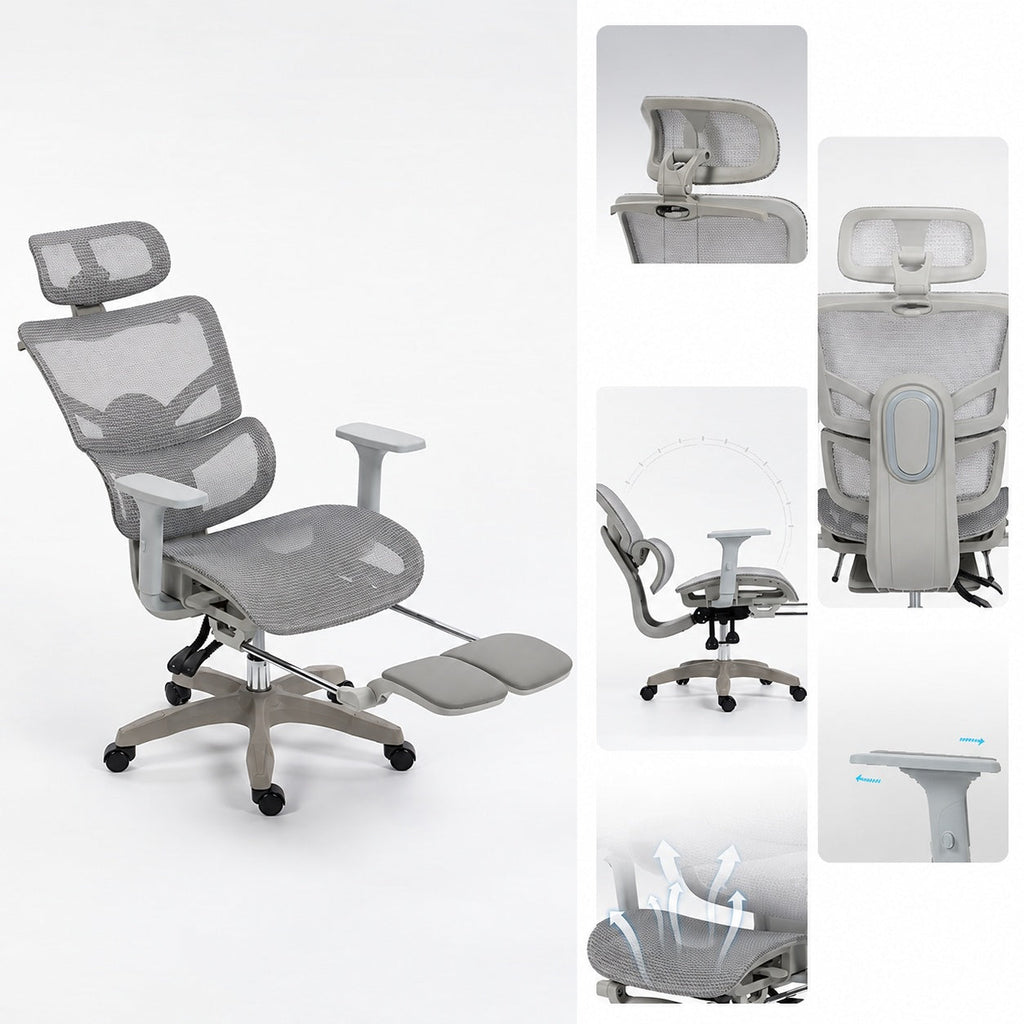 JY 030 Ergonomic Office Chair for Home Office Study Desk and Long Sitting Sessions
