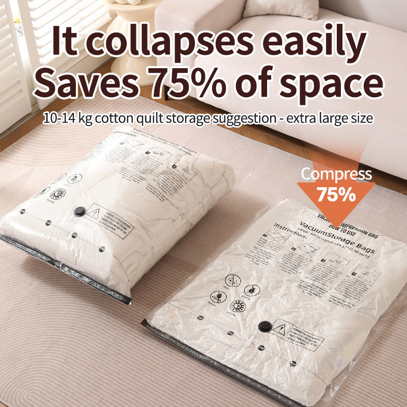 Vacuum Compression Storage Bags for Travel & Home Organization