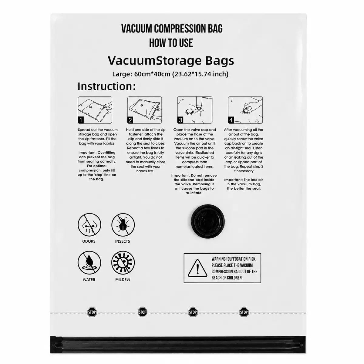 Pompa Vakum Manual, Pompa Hisap Udara Portabel untuk Kantong Penyimpanan Vakum, Pompa Kompresi Vakum Tangan untuk Kantong Penyimpanan Pakaian dan Selimut