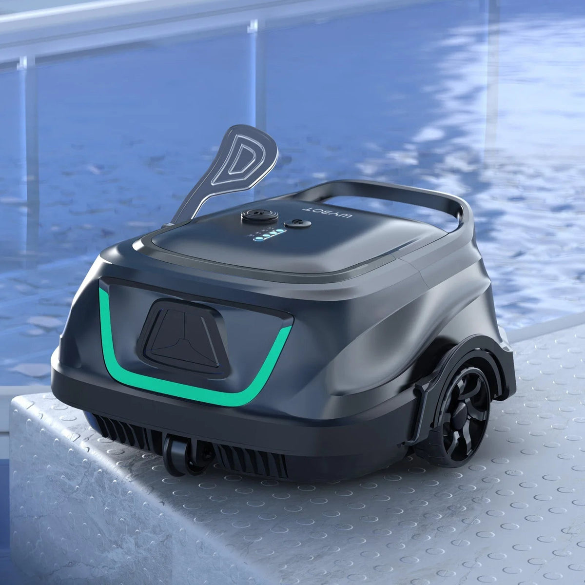 WYBOT A1 Robotic Pool Cleaner Black for Inground and Above Ground Home Swimming Pools