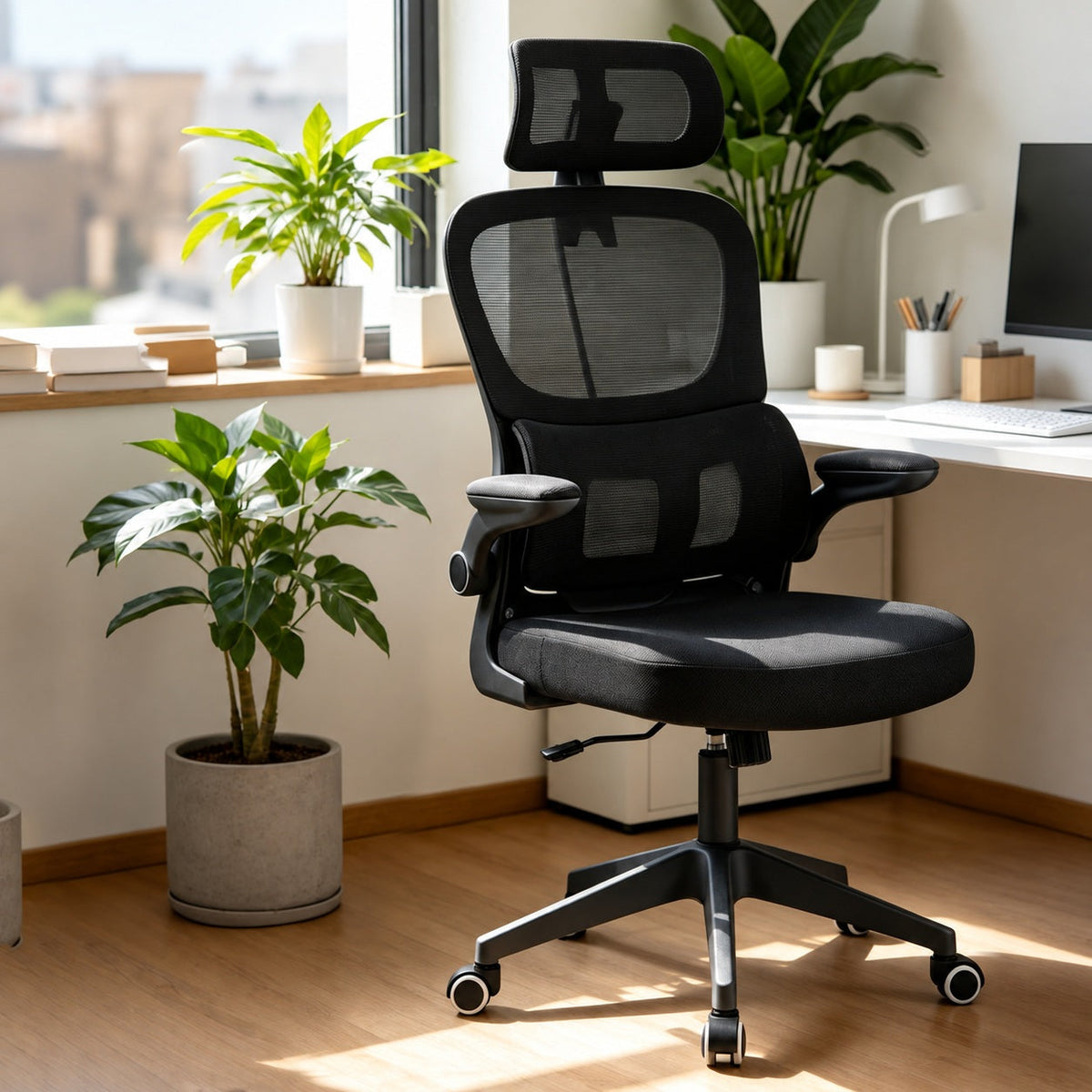 JY 134 Reclining Ergonomic Office Chair for Home Office Study Desk and Long Sitting Sessions