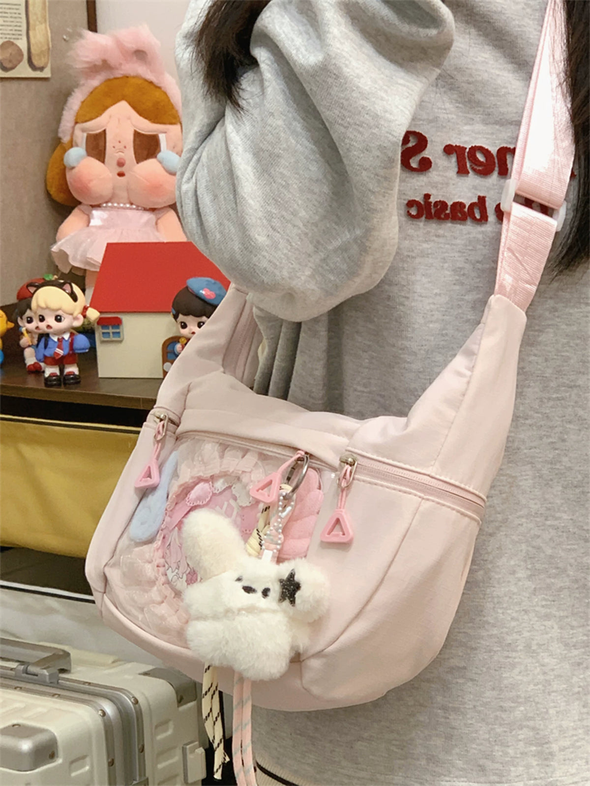 Women's Large-Capacity Dumpling Bag Crossbody Purse for Travel and Sightseeing Everyday Casual Streetwear Date Night Office