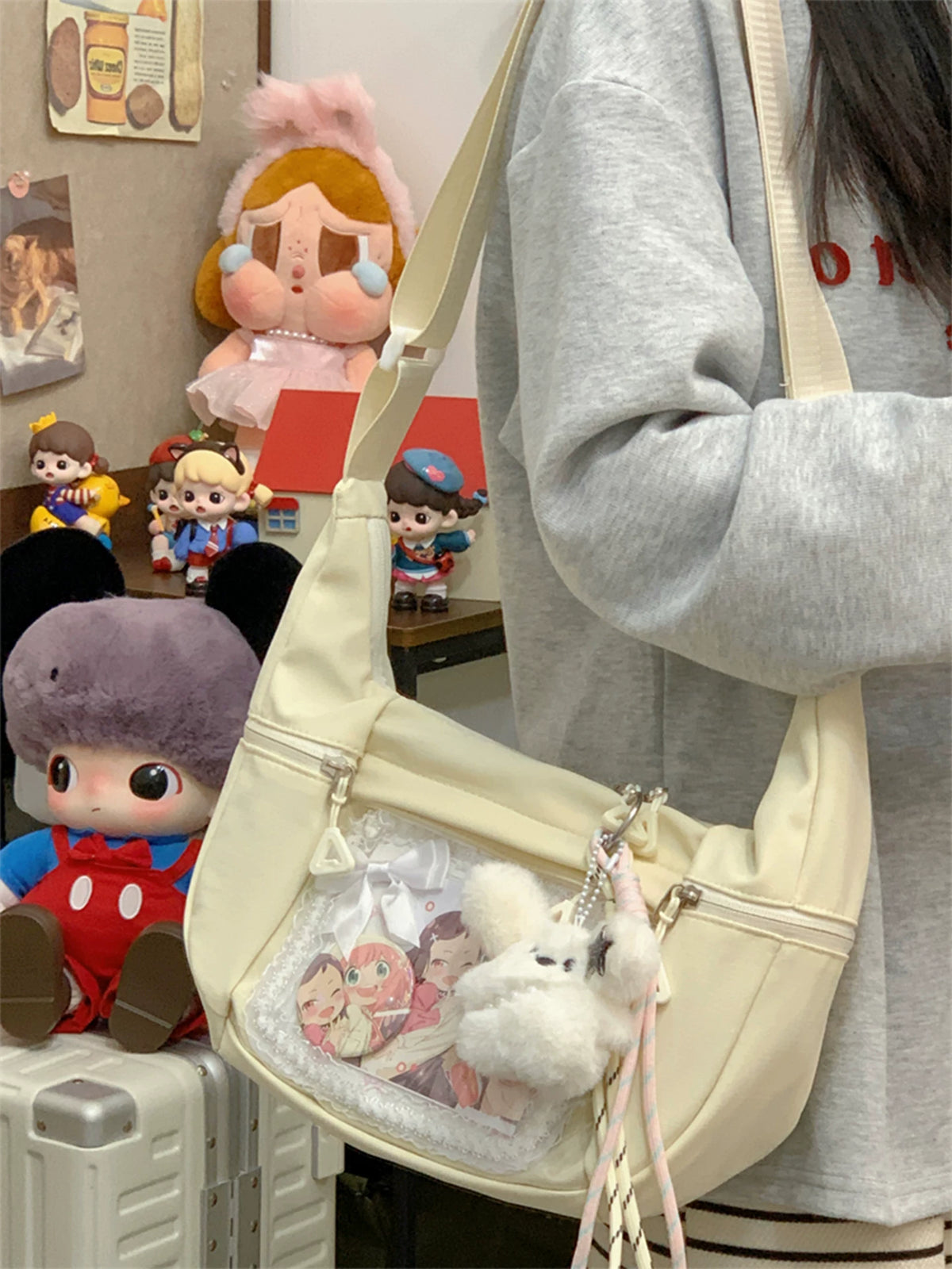 Women's Large-Capacity Dumpling Bag Crossbody Purse for Travel and Sightseeing Everyday Casual Streetwear Date Night Office