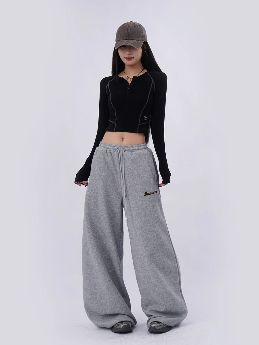 Women's Black Slim-fit Long Sleeve Cropped T-shirt Casual Tee for Date Night Streetwear Everyday Wear Slimming Summer Weekend