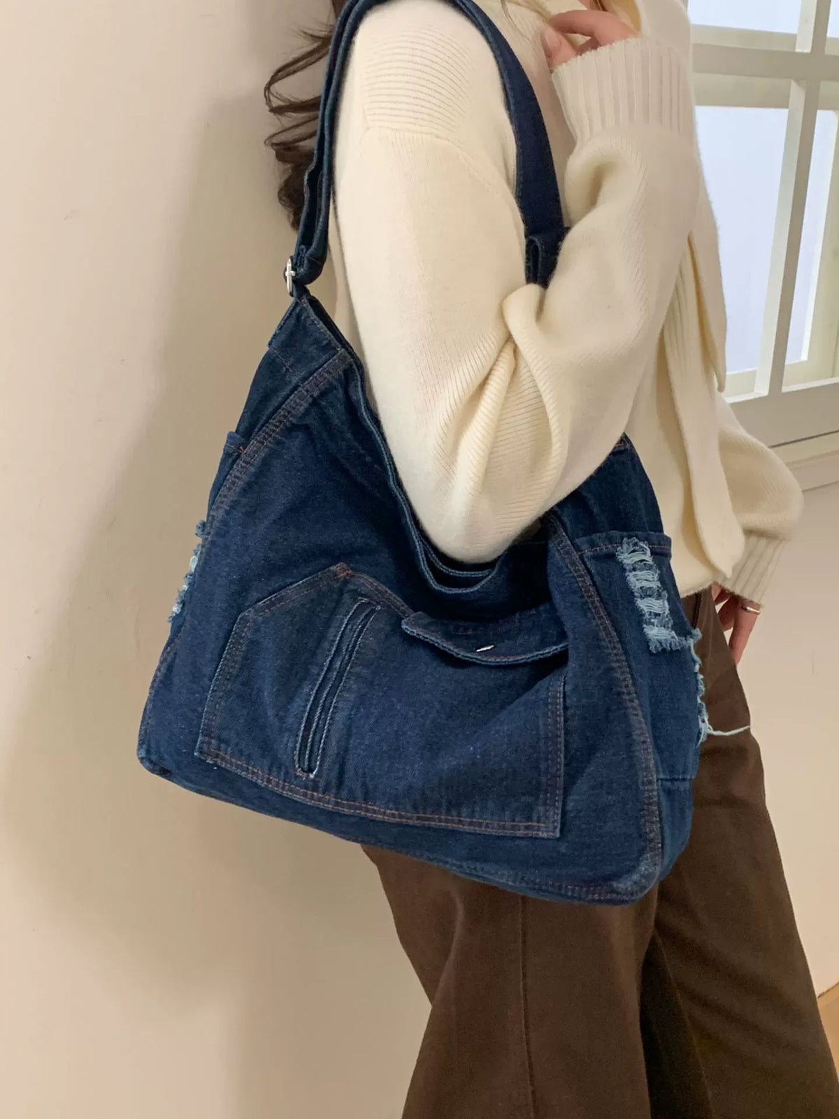 Women's Spring Summer Office Workwear Retro Tote Bag Shoulder Crossbody Purse Work Travel Everyday Purse