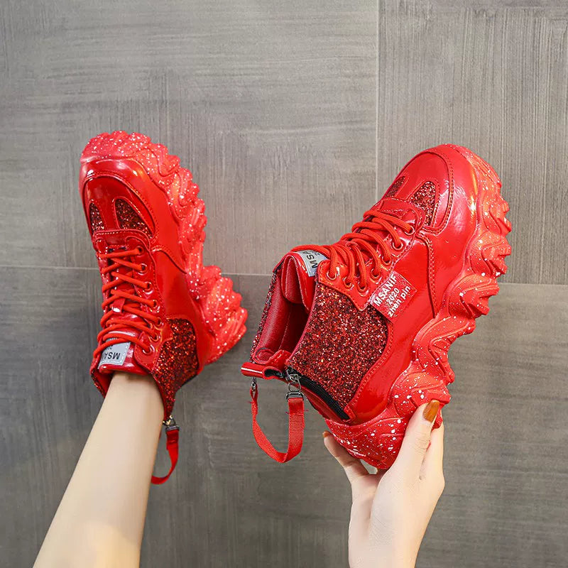 All Red (Mid-Top) / 36 Standard Size