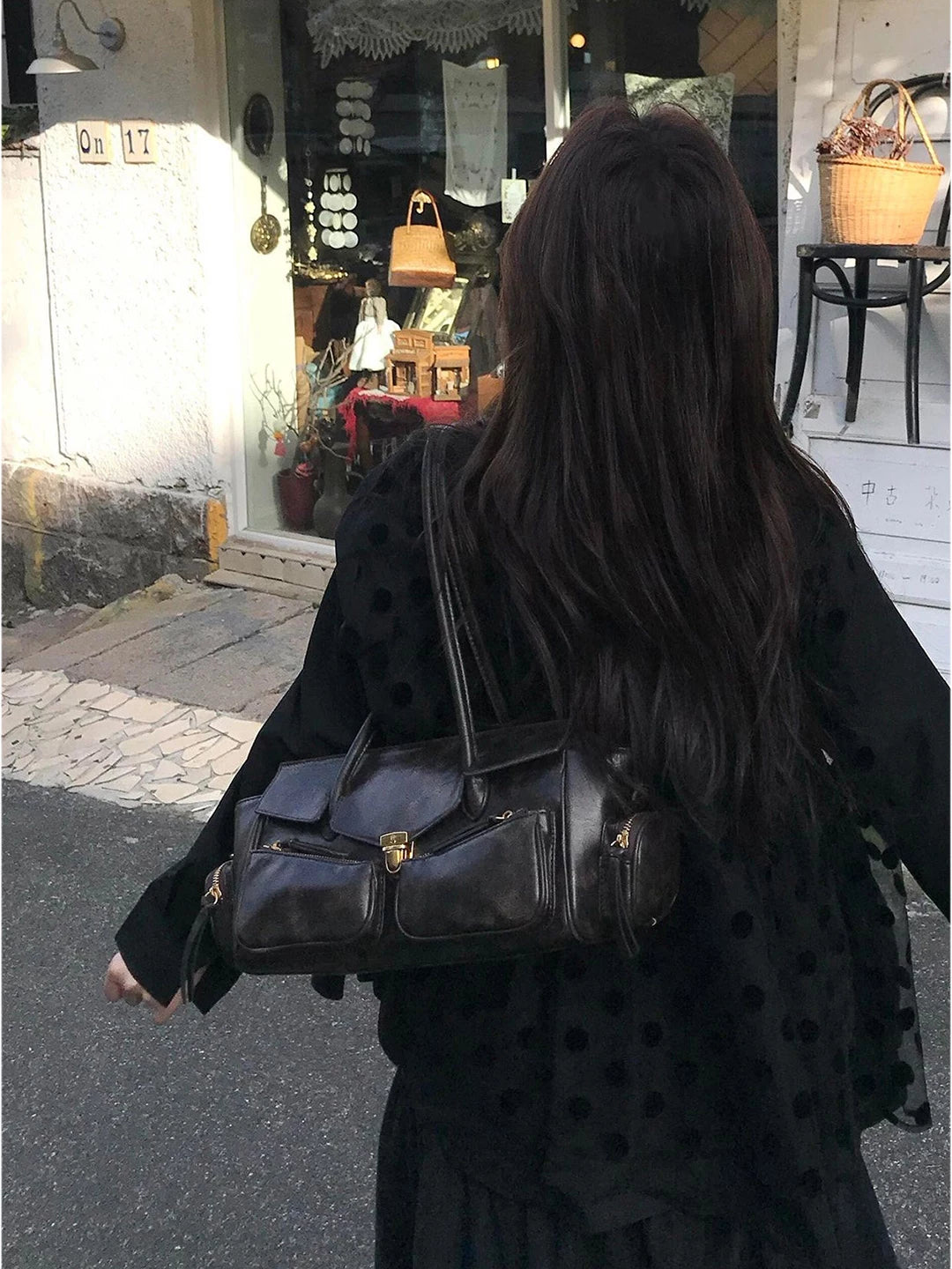 Women's French-Inspired Tote Bag Shoulder Crossbody Purse Work and Travel Office