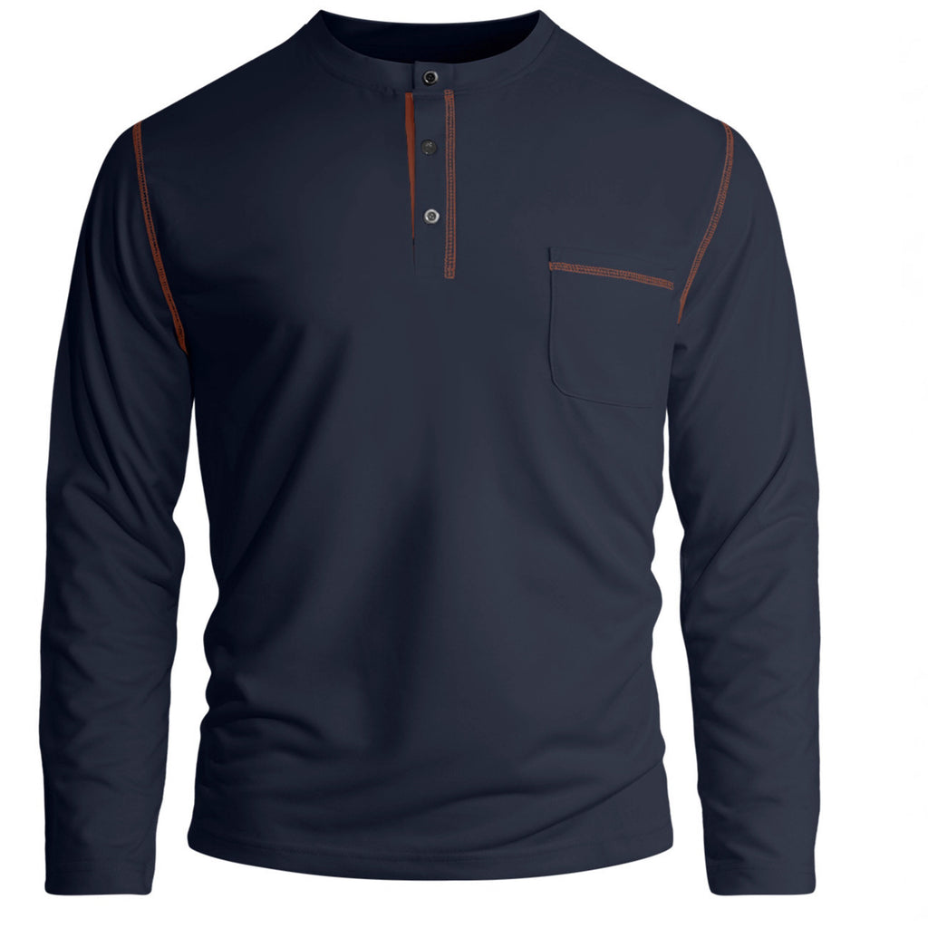 Men's Spring Summer Mandarin Collar Long Sleeve Casual Clothing Shirt Everyday Outfit