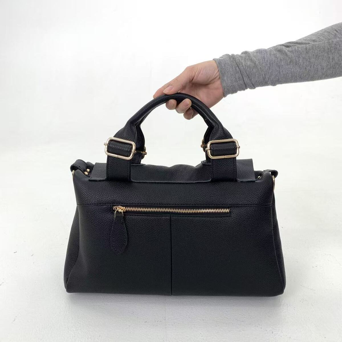 Women's Large-Capacity Leather Retro Tote Bag Shoulder Crossbody Purse Work and Travel Office
