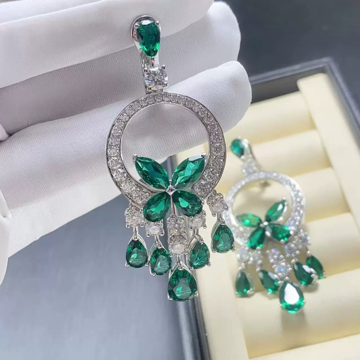 Drop earrings by Yoshan