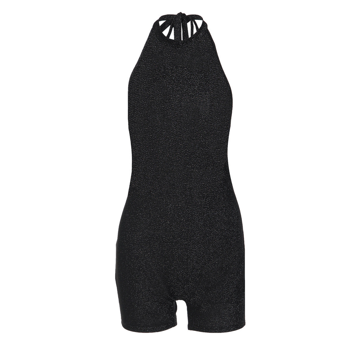 Women's Streetwear Slim-fit Open-back Jumpsuit Sleeveless Overall Romper for Office Outfits Date Night Wedding Guest Versatile Casual Wear Weekend