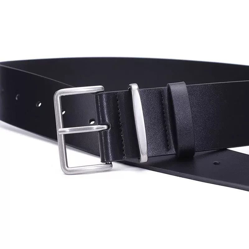 Women's Black White Leather Dress Belt Everyday Jeans for Date Night Gift Party Designer Premium Office Vacation