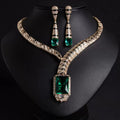 Cubic zirconia pendant necklace by Yoshan, detail view 2