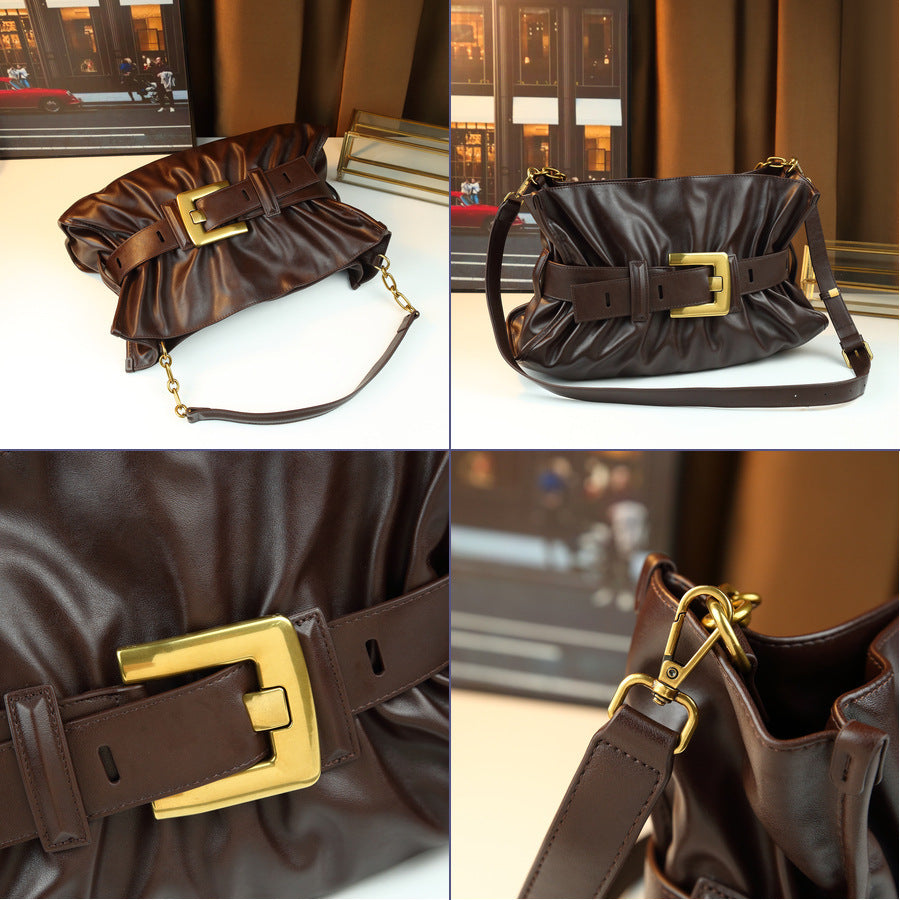 Women's Large-capacity Metal Waist Belt for Date Night Gift Party Designer Versatile Office Everyday