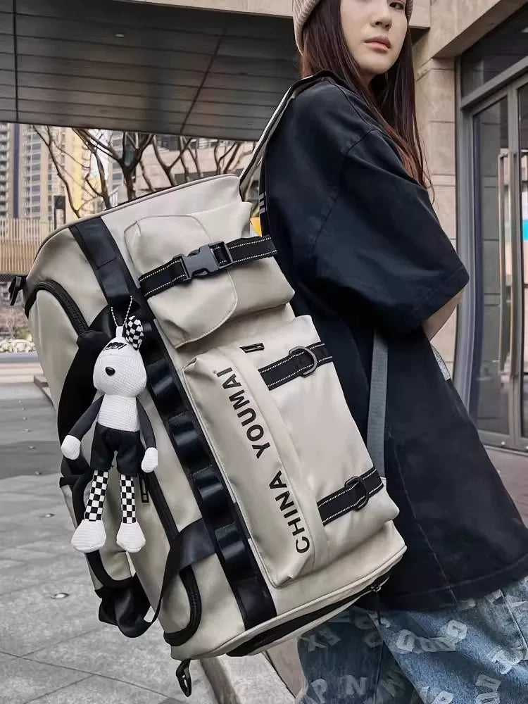 Women's Large-Capacity Backpack Travel School Bag and Office Work Everyday Wear Weekend Date Night
