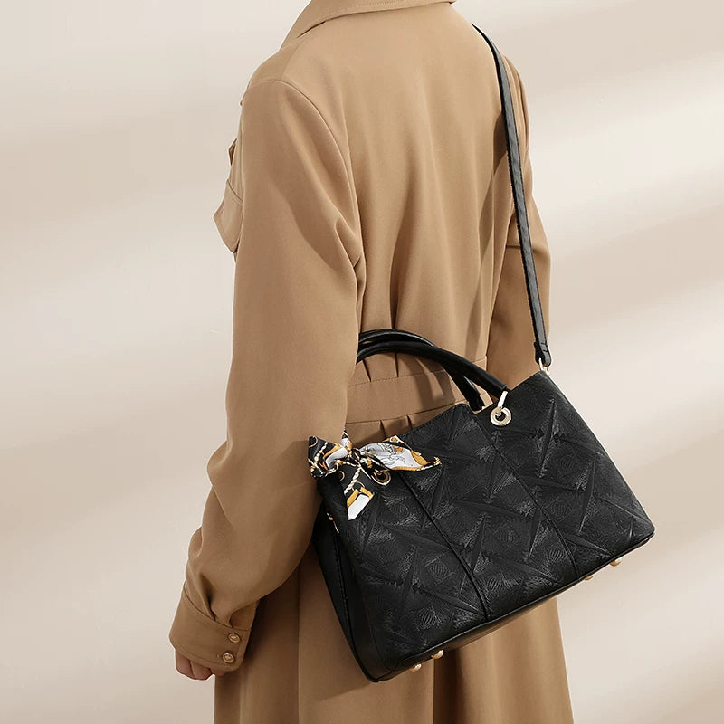 Women's Large-capacity Elegant Crossbody Bag Shoulder Purse Handbag Work Travel Everyday Purse