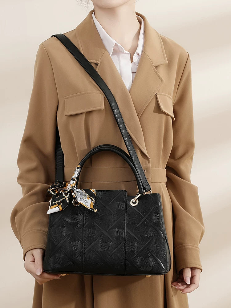 Women's Large-capacity Elegant Crossbody Bag Shoulder Purse Handbag Work Travel Everyday Purse