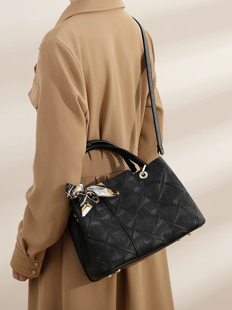 Women's Large-capacity Elegant Crossbody Bag Shoulder Purse Handbag Work Travel Everyday Purse