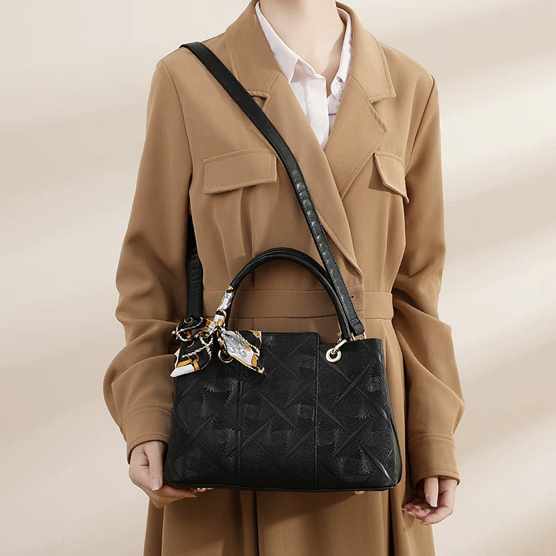 Women's Large-capacity Elegant Crossbody Bag Shoulder Purse Handbag Work Travel Everyday Purse