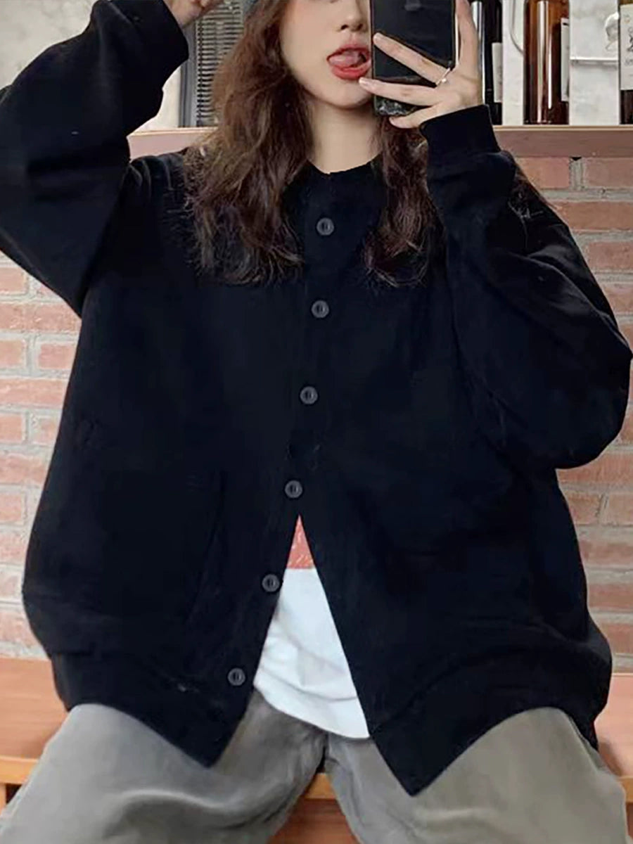 Women's Black Longline Plus Size Oversized Midi Long Sleeve Cardigan for Office Outfits Everyday Work Date Night Fall Winter