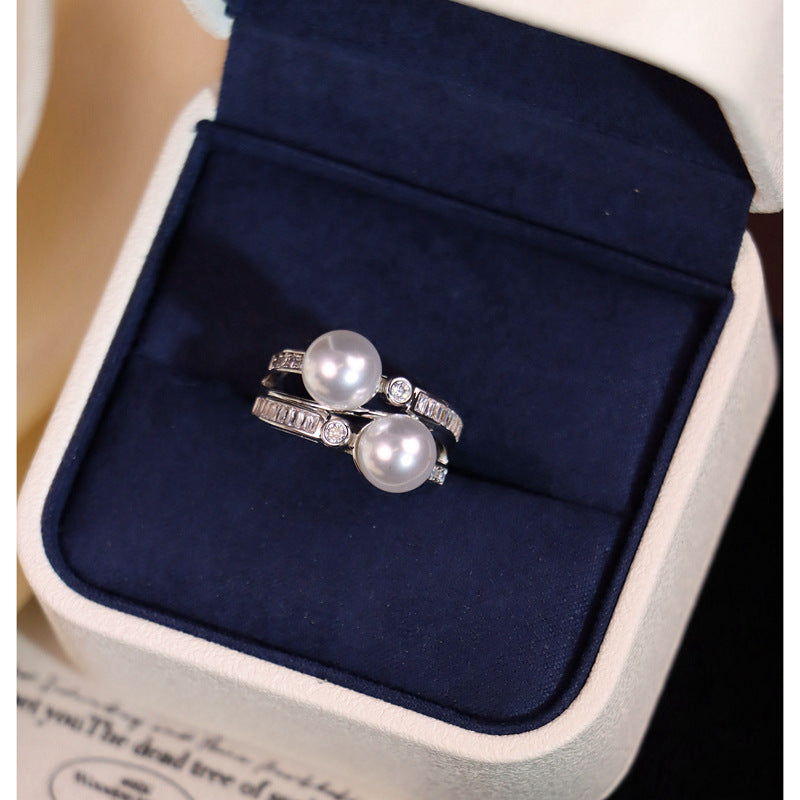 Cubic zirconia ring by Yoshan, detail view 8