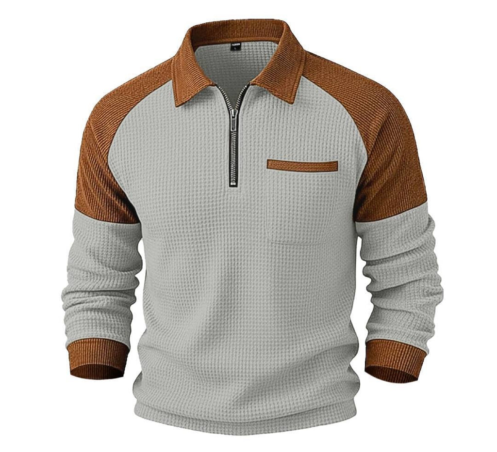 Men's Half-Zip Lapel Casual Hoodie Sweatshirt Pullover Travel Weekend Everyday Fall Winter