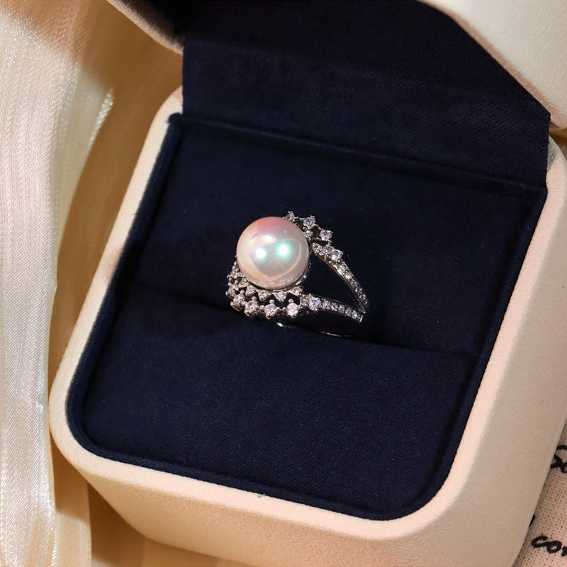 Pink pearl jewelry set by Yoshan