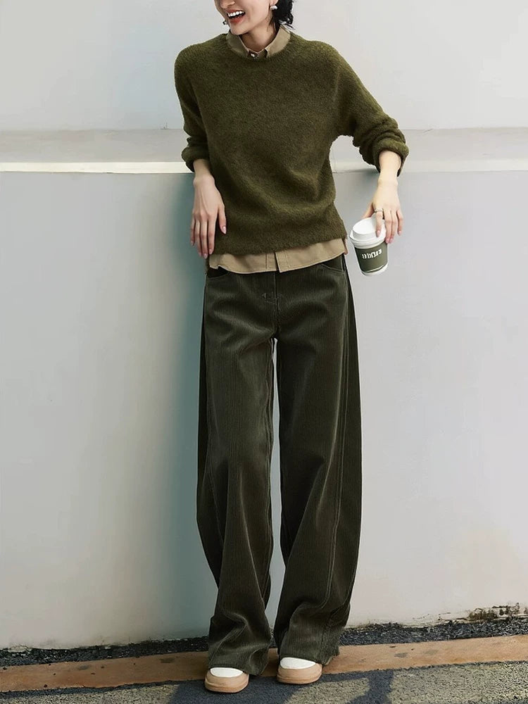 Women's Knit Casual Two-Piece Set for Office Workwear Wedding Guest Business Travel Weekend At Home