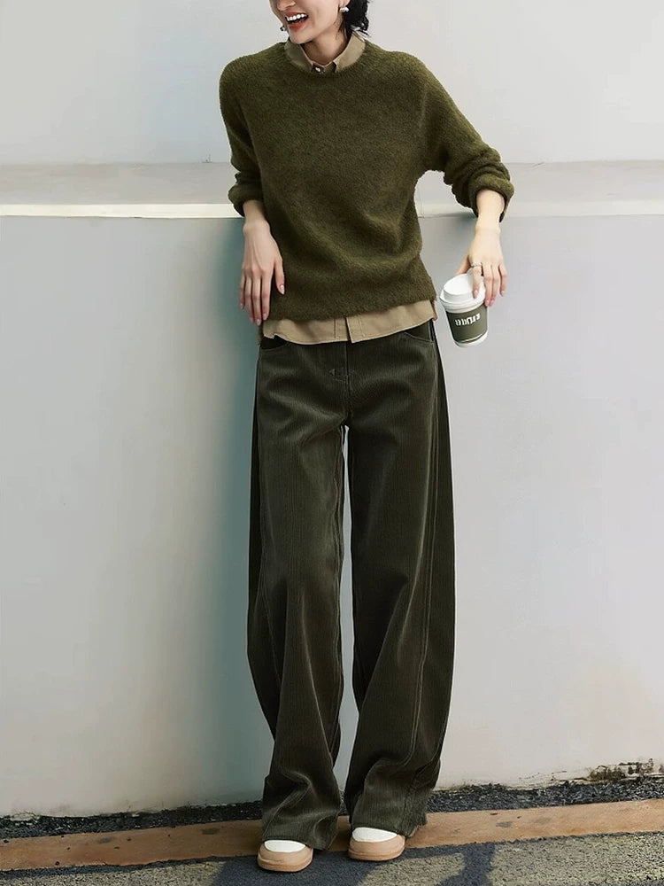 Women's Knit Casual Two-Piece Set for Office Workwear Wedding Guest Business Travel Weekend At Home