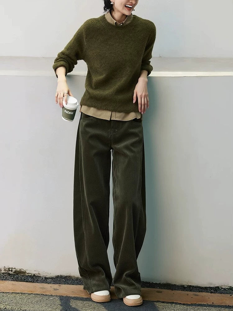 Women's Knit Casual Two-Piece Set for Office Workwear Wedding Guest Business Travel Weekend At Home