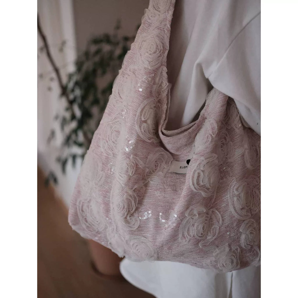 Nude/Pink embroidered