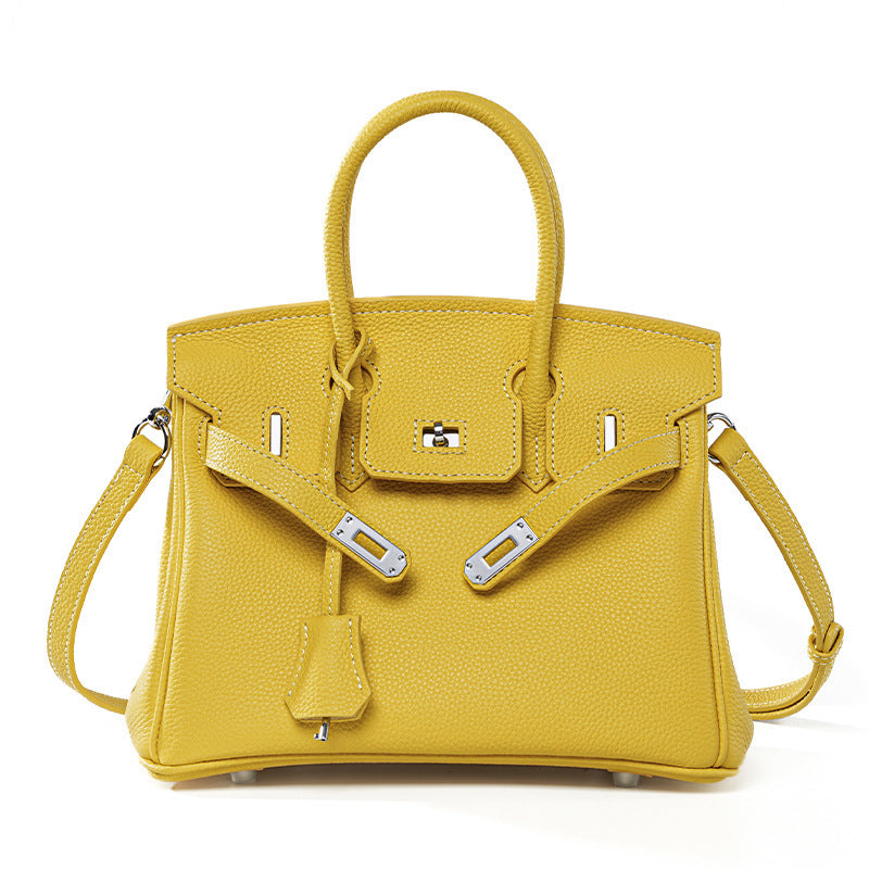Women's Large-capacity Leather Handbag Shoulder Crossbody Purse for Work and Travel Office School Premium Everyday Date Night