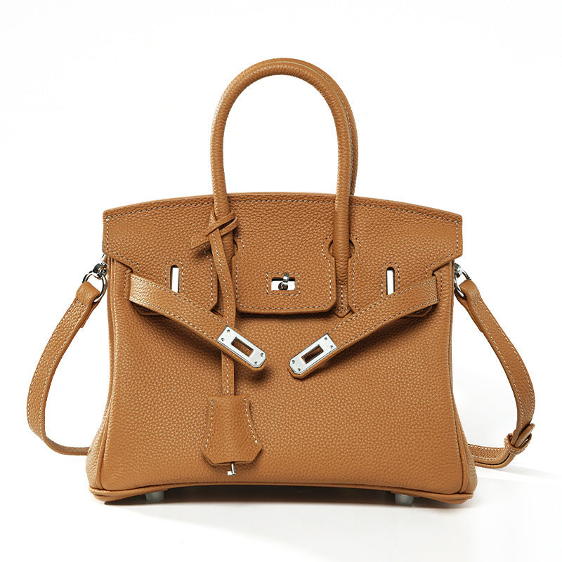 Women's Large-capacity Leather Handbag Shoulder Crossbody Purse for Work and Travel Office School Premium Everyday Date Night