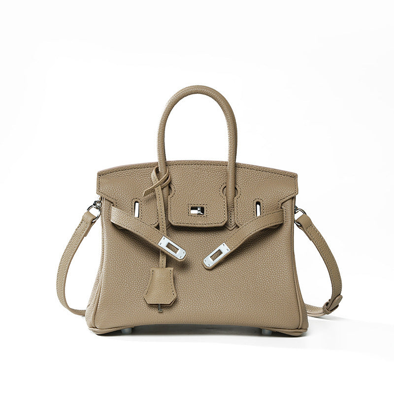 Women's Large-capacity Leather Handbag Shoulder Crossbody Purse for Work and Travel Office School Premium Everyday Date Night