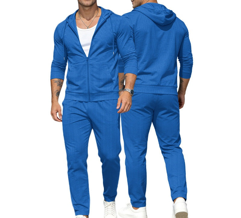 Men's Knit Oversized Zip Casual Hoodie Sweatshirt Travel Weekend Everyday Fall Winter