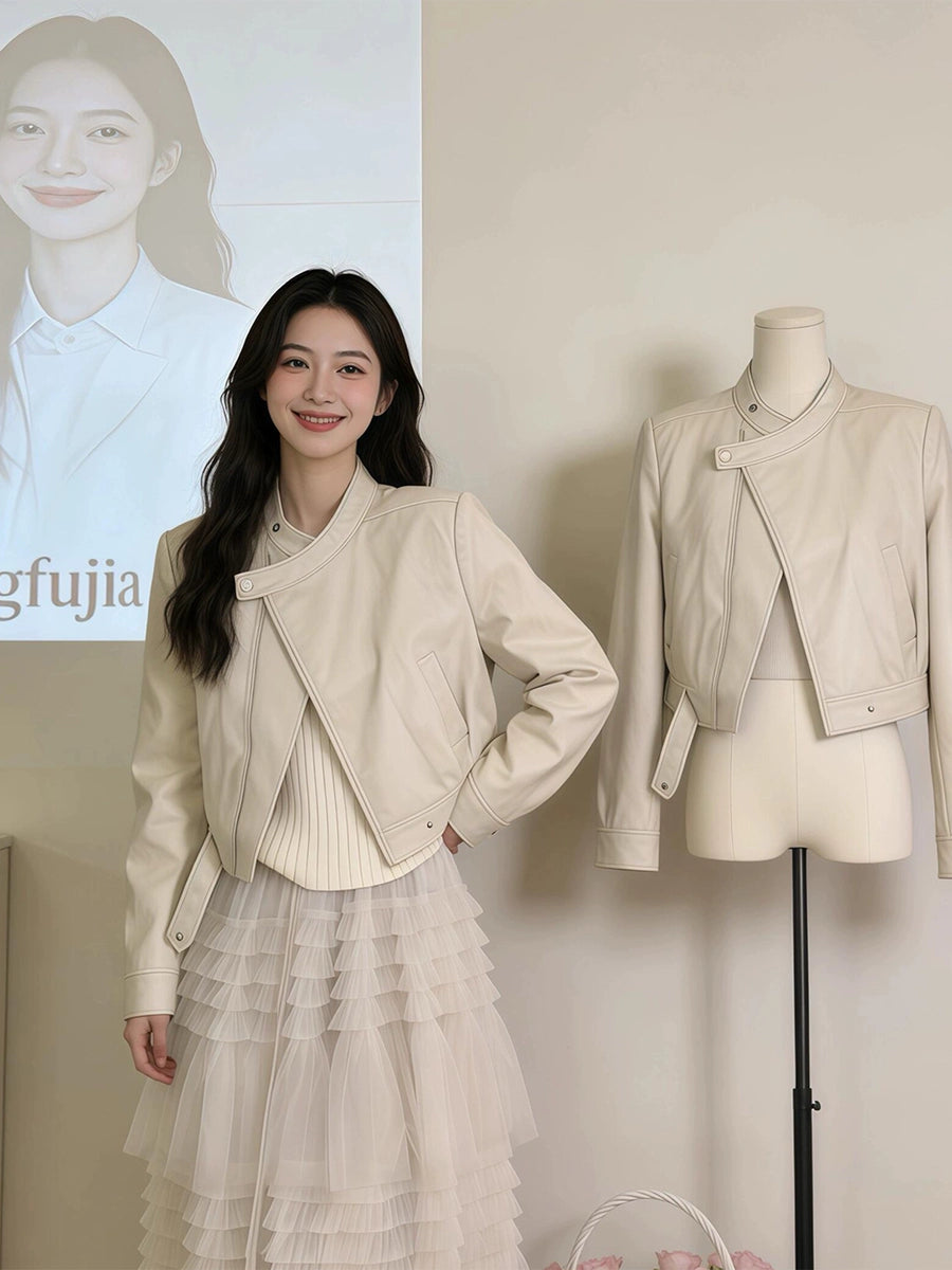 Women's Mandarin Collar Petite Oversized Jacket Casual Coat for Cold Weather Fall Travel Outdoor Holiday