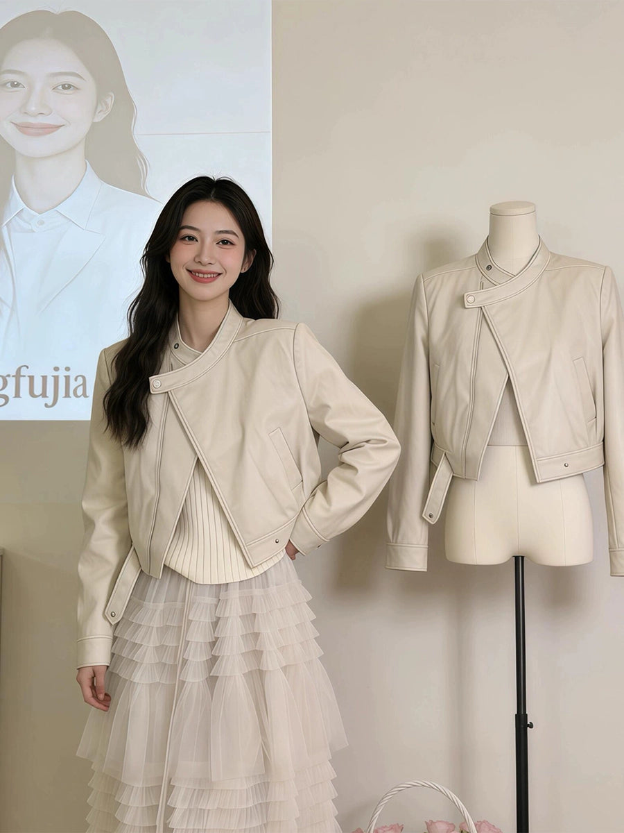 Women's Mandarin Collar Petite Oversized Jacket Casual Coat for Cold Weather Fall Travel Outdoor Holiday