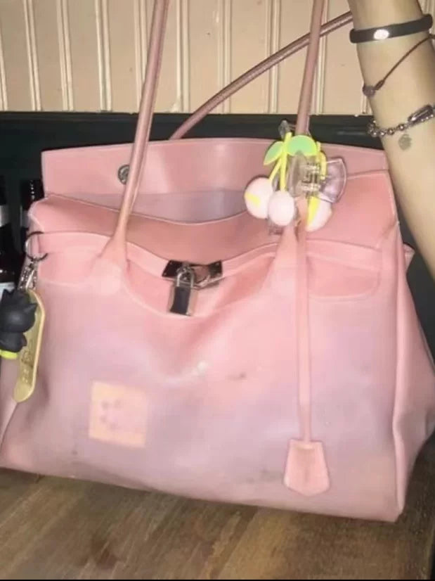 Women's Large-capacity Clear Summer Office Workwear Tote Bag Shoulder Crossbody Purse Work Travel Everyday Purse