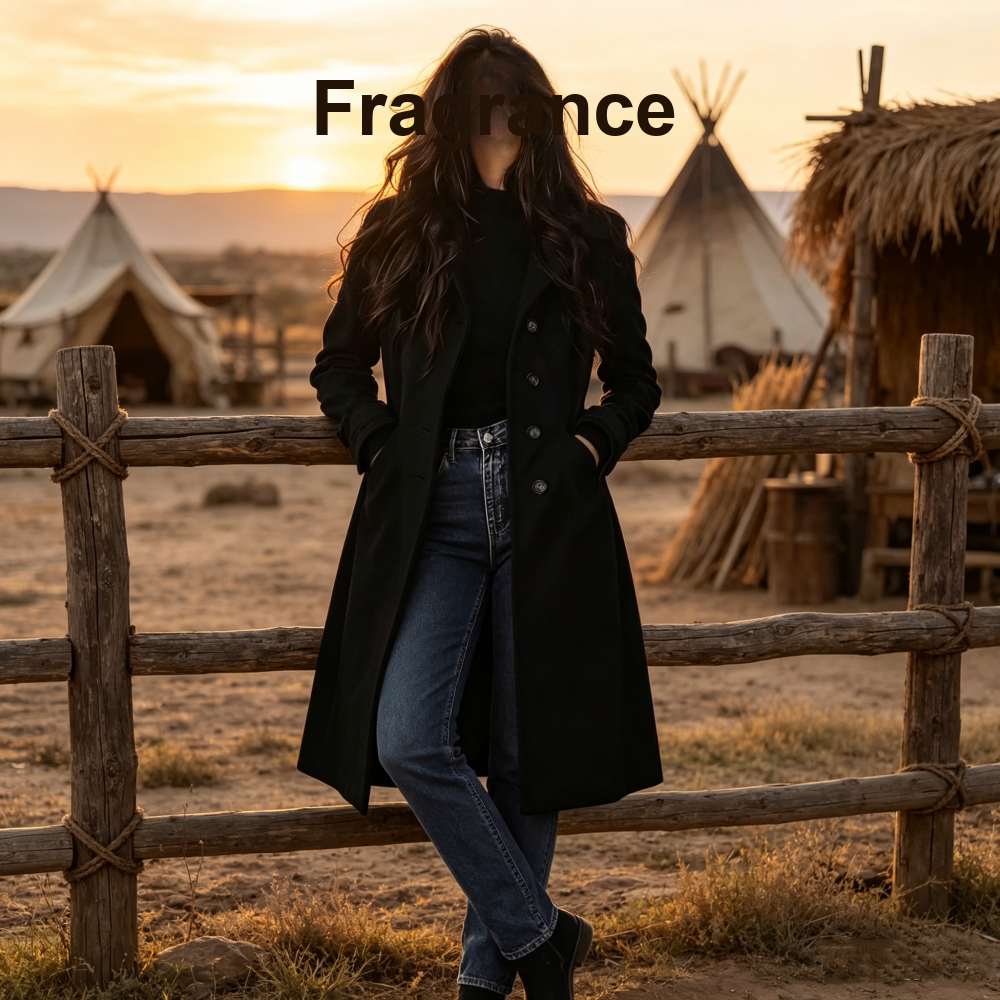 Women's Suede-look Lapel Trench Coat Long Wrap Coat Fall Winter Coat Office Workwear Outfit for Women