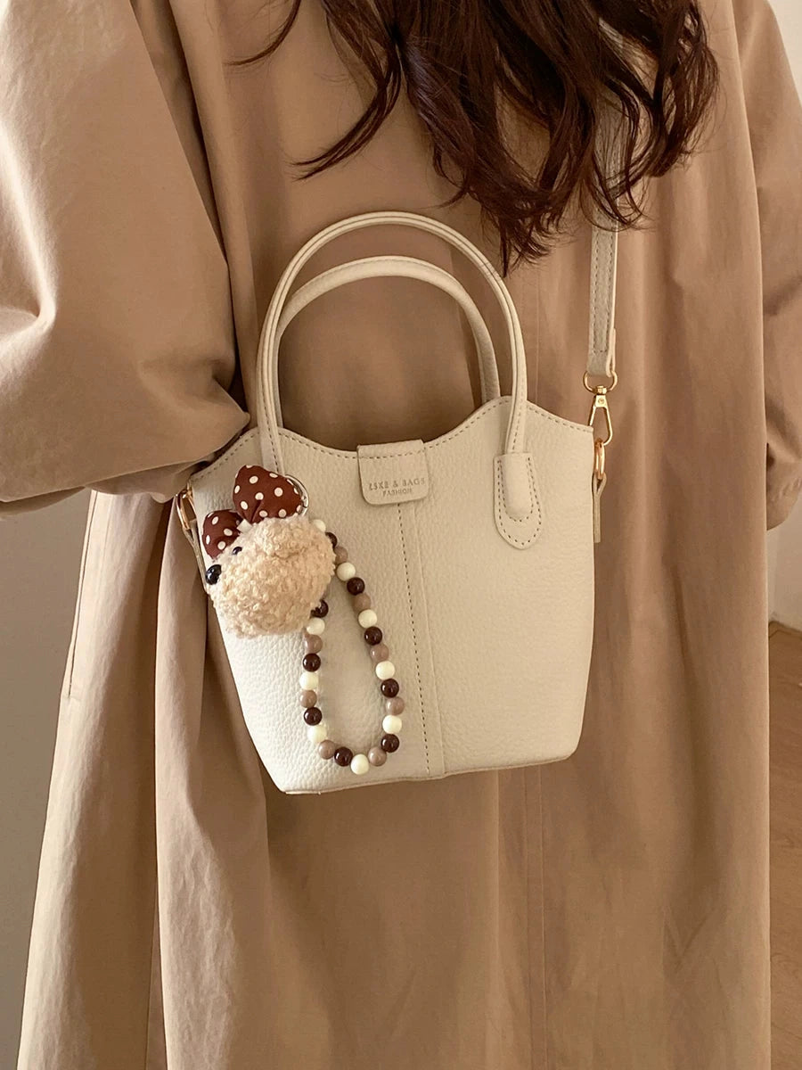 Women's Soft Casual Bucket Bag Drawstring Shoulder Purse Work Travel Everyday Purse Everyday Fashion Style for Women