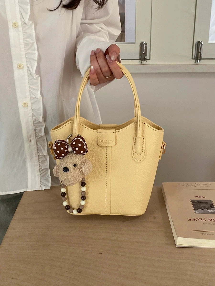 Women's Soft Casual Bucket Bag Drawstring Shoulder Purse Work Travel Everyday Purse Everyday Fashion Style for Women
