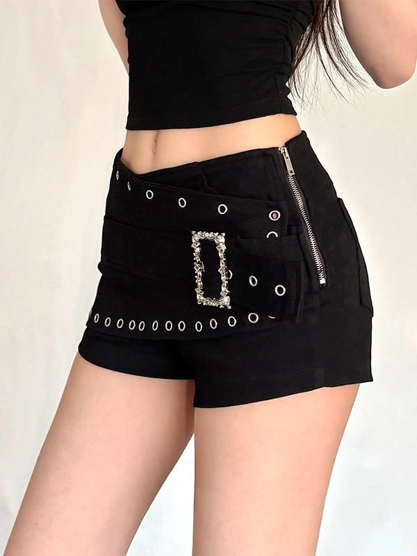 Women's Heavy-duty Studded Black Waist Belt for Date Night Gift Party Everyday Wear Designer Office Vacation