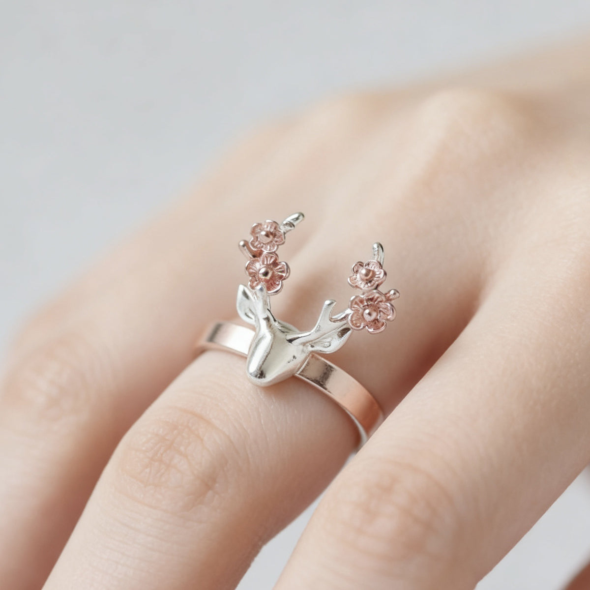 Christmas Ring Set, Reindeer Rings, 3-Piece or 12-Piece Assorted Holiday Party Favor Pack, Stocking Stuffers and Gift Exchange Present for Kids and Adults