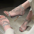 Silver - 8 cm - sandals photo
