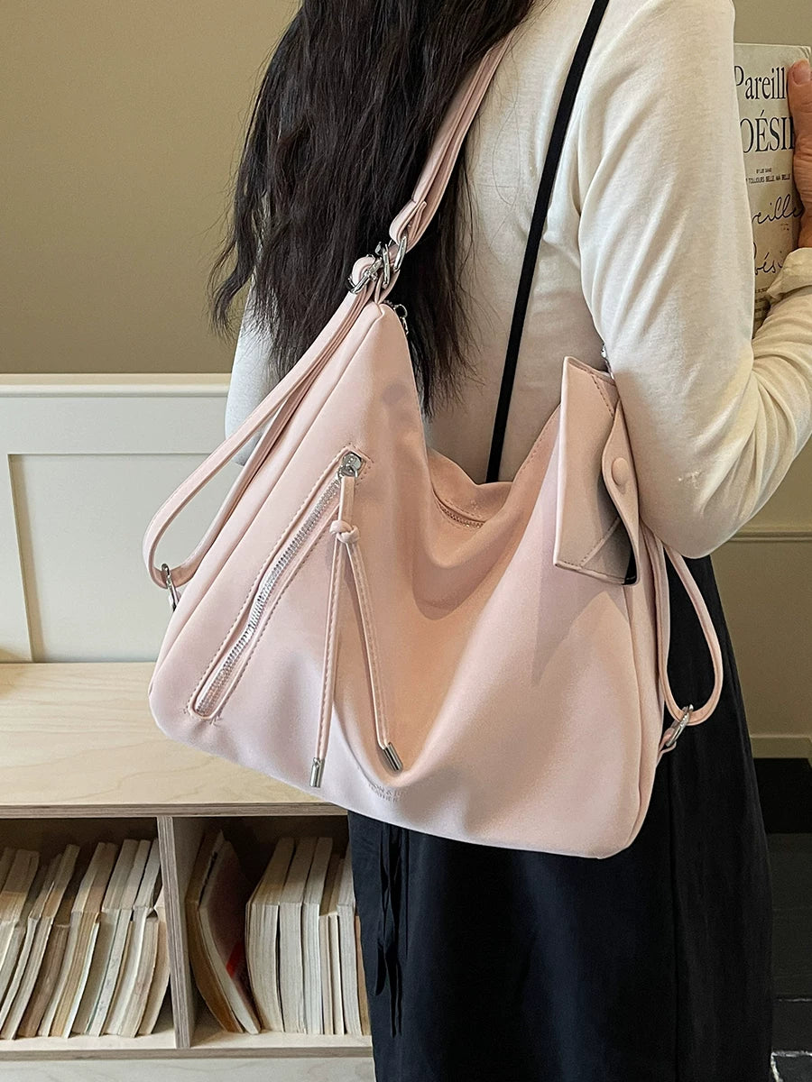 Women's Spring Summer Office Workwear Relaxed Tote Bag Shoulder Crossbody Purse Work Travel Everyday Purse