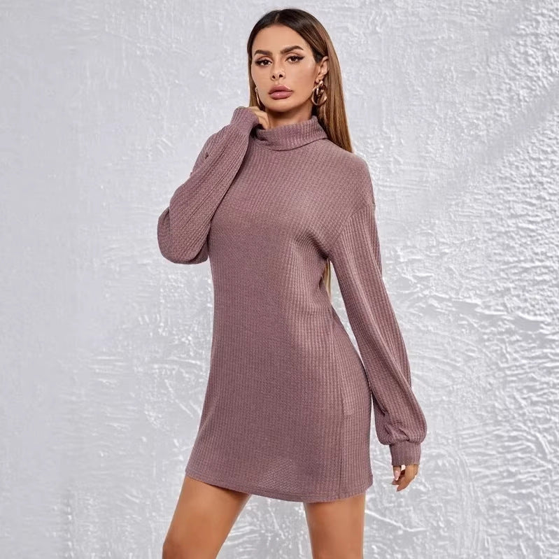 Women's Waist-Defining Slim-Waist Polka-Dot Long Sleeve Waist-Cinching Dress Party Evening Outfit Day for Office Wedding Guest Date Night Business Casual