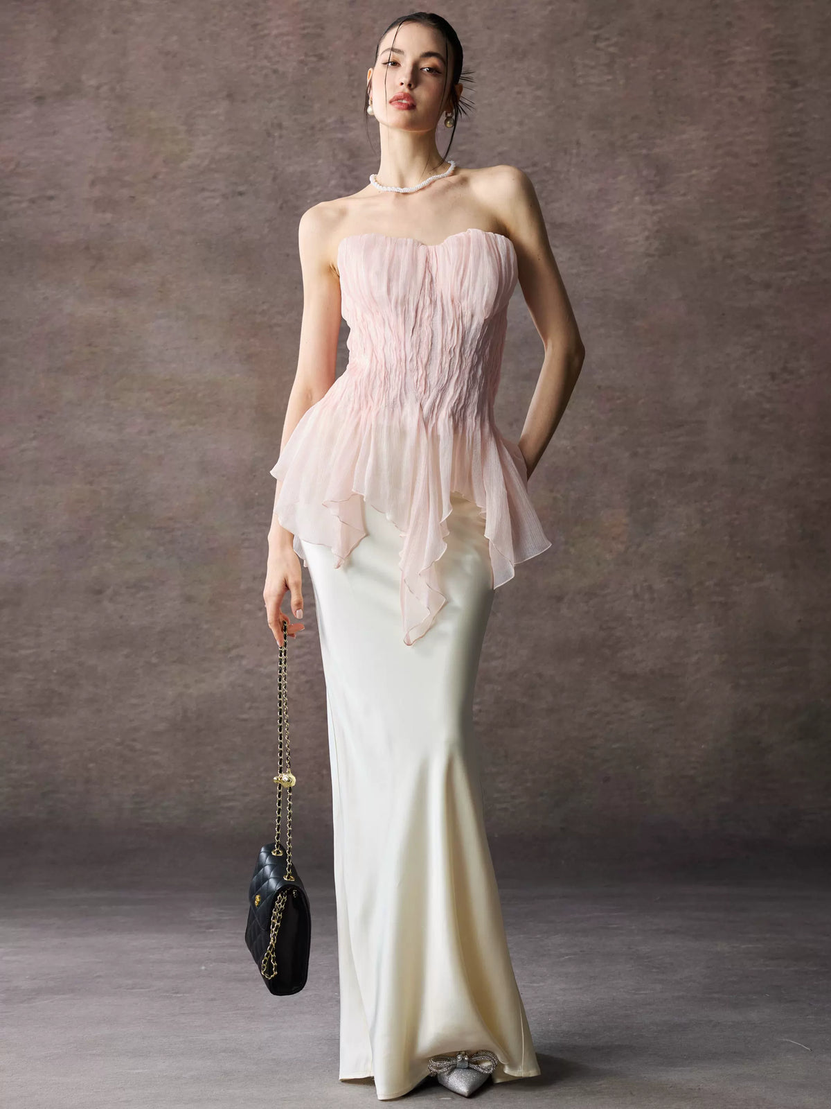 Women's Satin Mermaid Maxi Skirt for Summer Outfits Office Weekend Everyday Wear Date Night Holiday Party