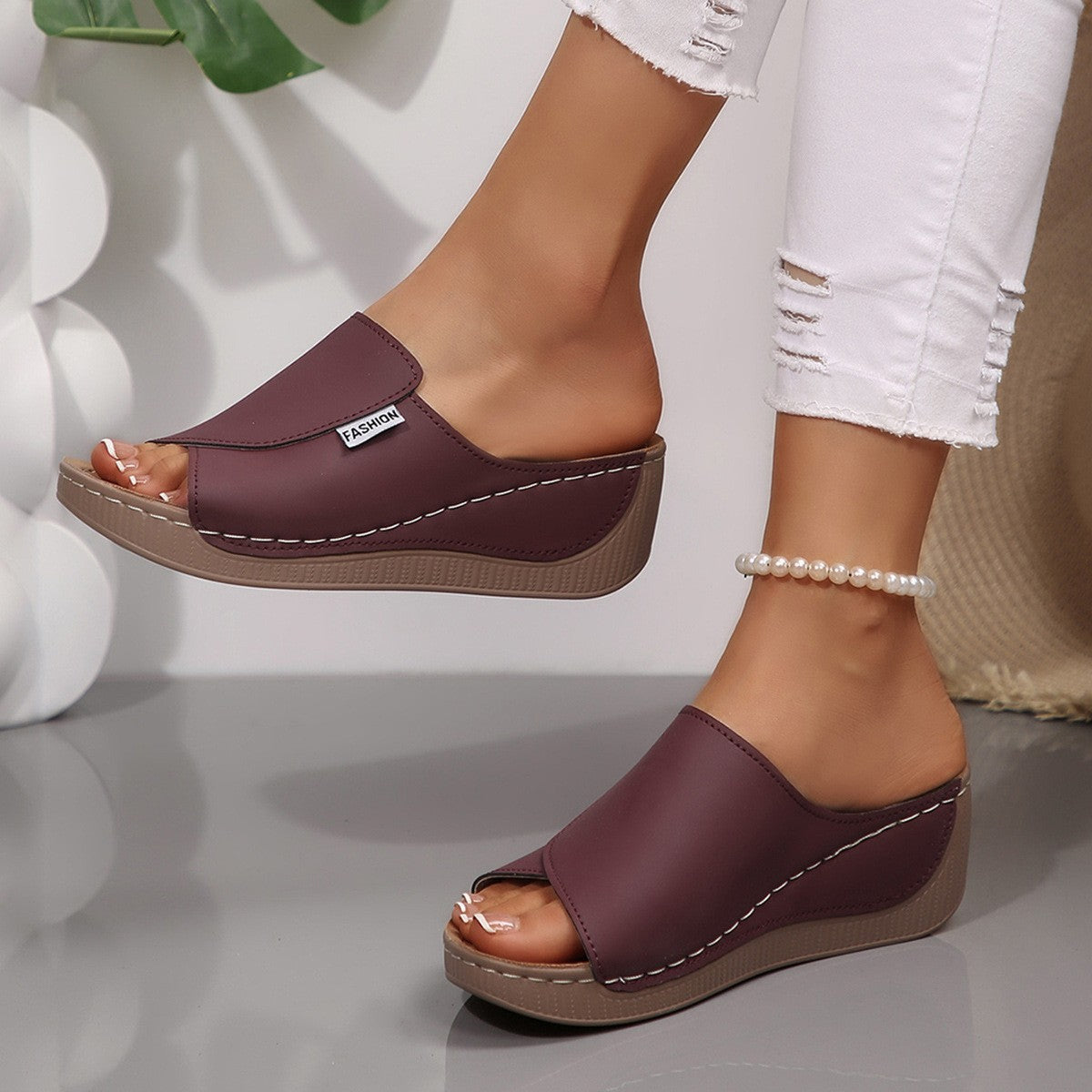 DZ-GT-LB08Burgundy (PE) / EU 38
