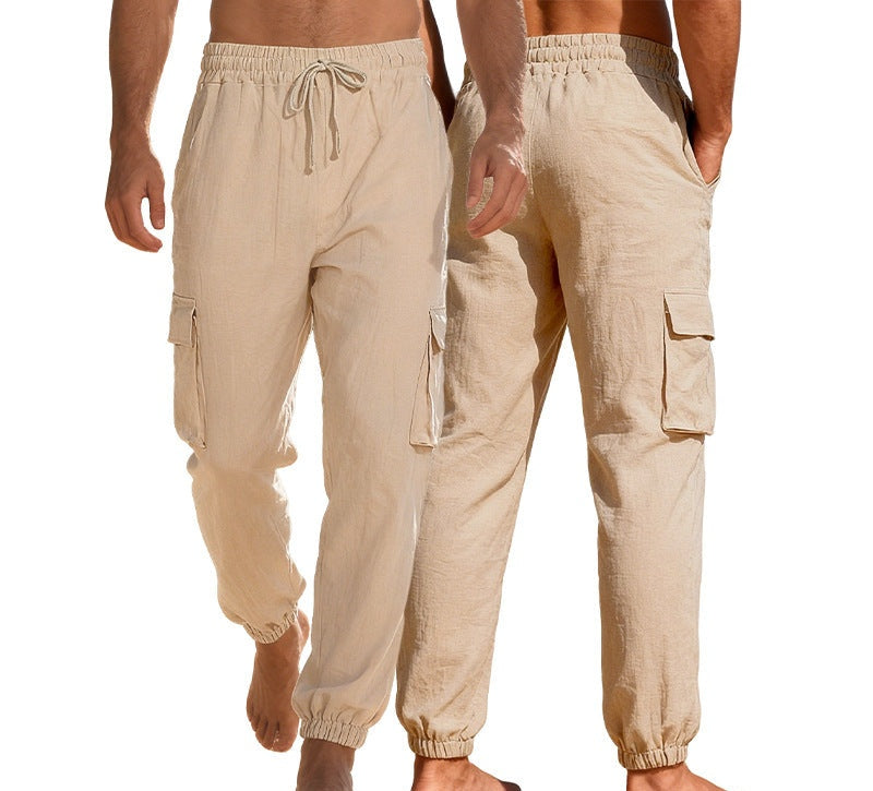 Men's Linen Breathable Oversized Beach Casual Clothing Shirt Everyday Outfit Weekend