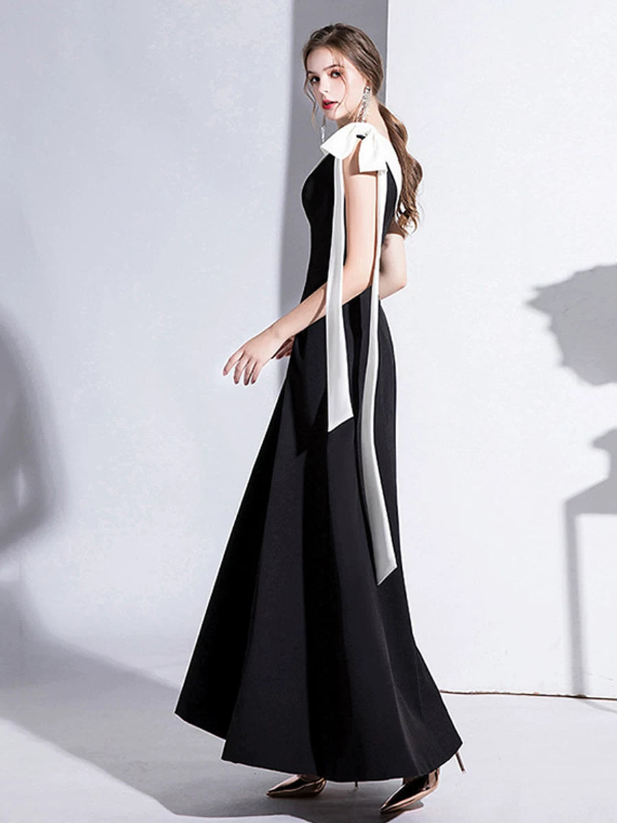 Women's Slim-waist Sleeveless Maxi Slimming Elegant Evening Dress Formal Midi Dress Party Dress Formal Party Wedding Guest Dress